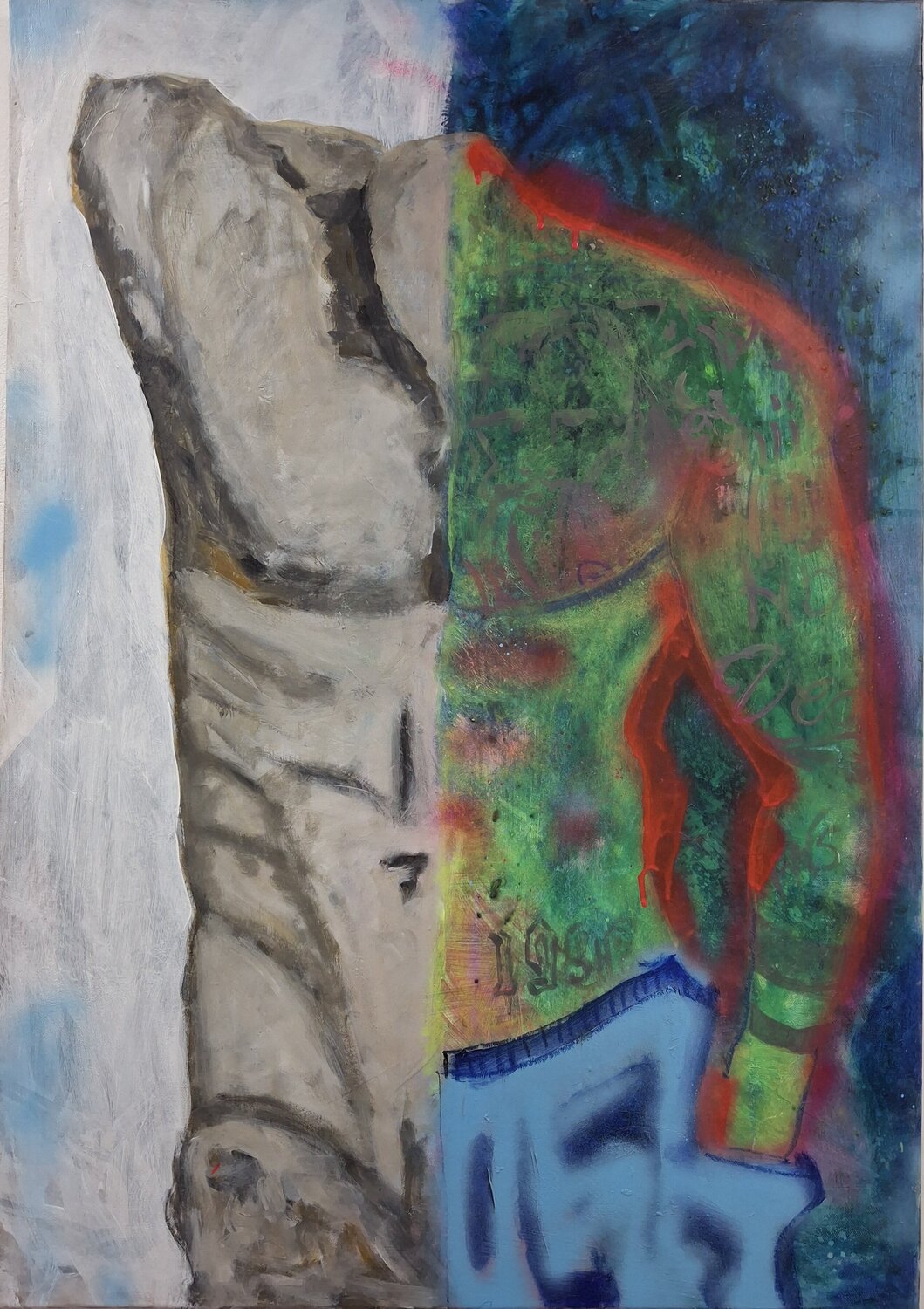 Torso früher -heute Achim Horras
