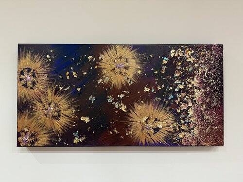 Éclosions stellaires von Catherine Mathieu, Malerei kaufen auf Singulart