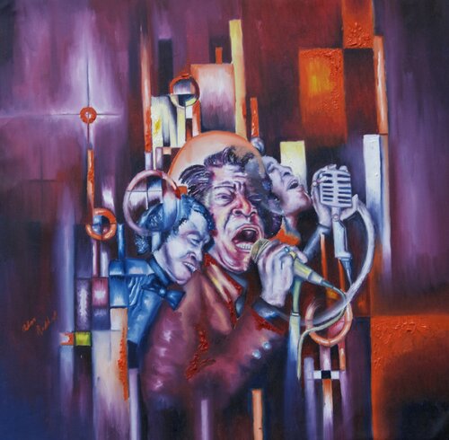 The God Father par Alan Reddick, Peinture en vente sur Singulart