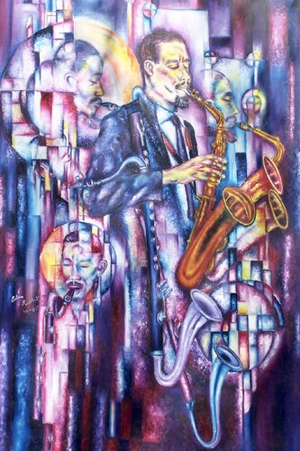 Images of Eric by Alan Reddick, Painting for Sale on Singulart