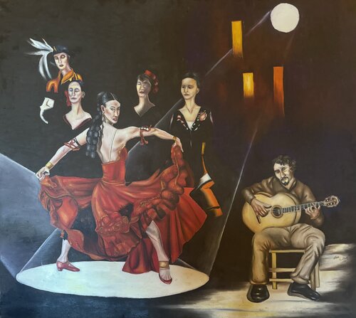 Flamenca by Alan Reddick, Painting for Sale on Singulart