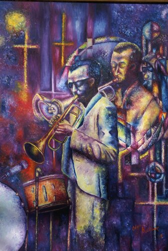 Images of Miles by Alan Reddick, Painting for Sale on Singulart