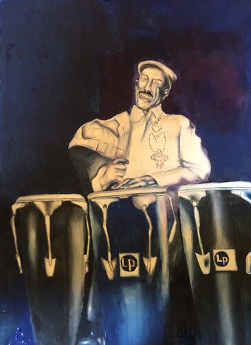 Carlos ''Patato'' Valdes by Alan Reddick, Work on Paper for Sale on Singulart