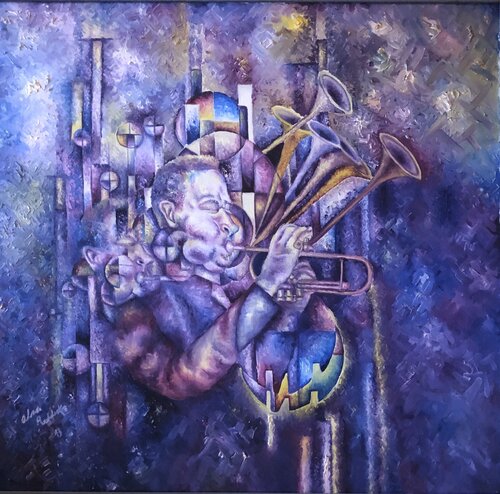 Phases of Dizzy by Alan Reddick, Painting for Sale on Singulart