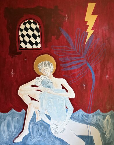 The Visitor de Steven Kenworthy, Pintura a la venta en Singulart