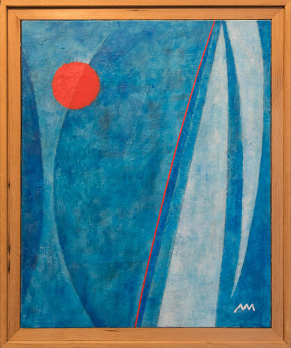 Composizione con sole par Matteo Cecchinato, Peinture en vente sur Singulart