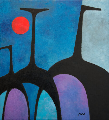Omaggio a Calder par Matteo Cecchinato, Peinture en vente sur Singulart