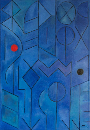 Alfabeto par Matteo Cecchinato, Peinture en vente sur Singulart