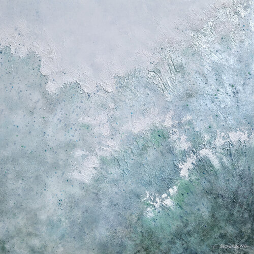 The Luminous Echo of a Salted Song di Elena Shcherbina, Pittura in vendita su Singulart