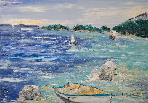 A Moment of Peace by Nataša Vujnović, Painting for Sale on Singulart