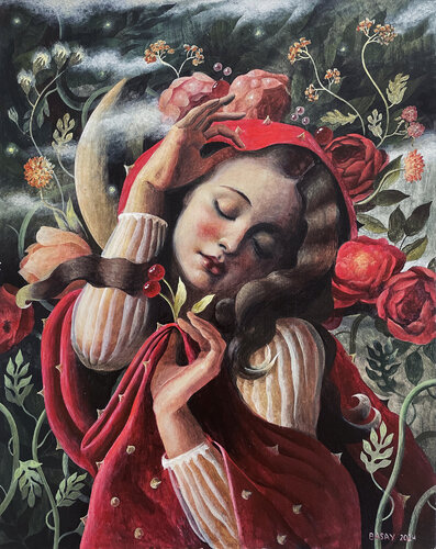 Little Red Cap de Liza Basay, Pintura a la venta en Singulart