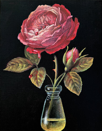 Pale Red de Liza Basay, Pintura a la venta en Singulart