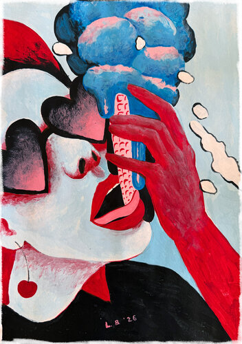 Dripping Sugar by Liza Basay, Painting for Sale on Singulart