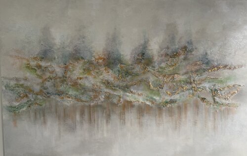 Sweet green dreams de Mariann Haukaas, Pintura a la venta en Singulart