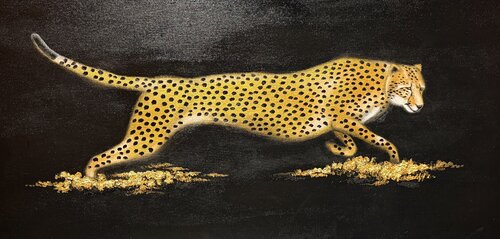 The beauty of speed van Mariann Haukaas, Schilderij te koop op Singulart