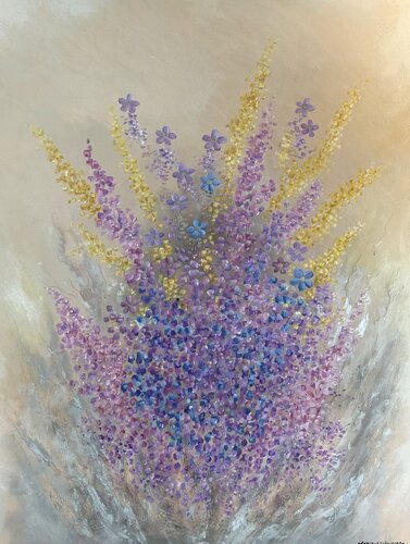 Girls at springtime van Mariann Haukaas, Schilderij te koop op Singulart