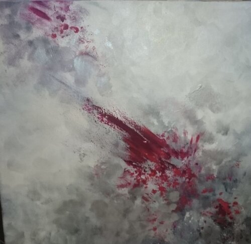 Red illusion van Mariann Haukaas, Schilderij te koop op Singulart