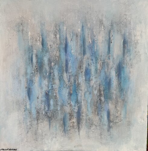 Calm blue von Mariann Haukaas, Malerei kaufen auf Singulart