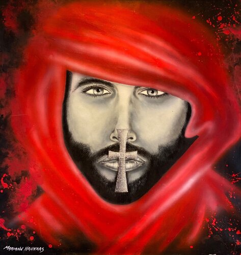 The silent voice of Ghaza van Mariann Haukaas, Schilderij te koop op Singulart