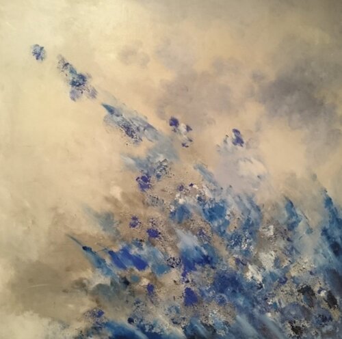 Blue monday van Mariann Haukaas, Schilderij te koop op Singulart