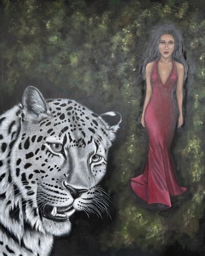 The power of women van Mariann Haukaas, Schilderij te koop op Singulart