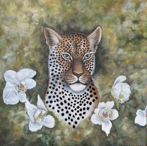 In the garden of my dreams van Mariann Haukaas, Schilderij te koop op Singulart