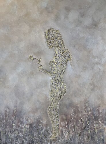 The woman with a heart of gold van Mariann Haukaas, Schilderij te koop op Singulart