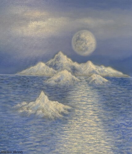 The beauty of silence di Mariann Haukaas, Pittura in vendita su Singulart