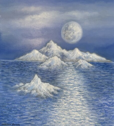 The beauty of silence van Mariann Haukaas, Schilderij te koop op Singulart