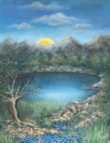 The secret of the woods di Mariann Haukaas, Pittura in vendita su Singulart