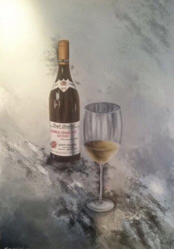 Only one glass di Mariann Haukaas, Pittura in vendita su Singulart
