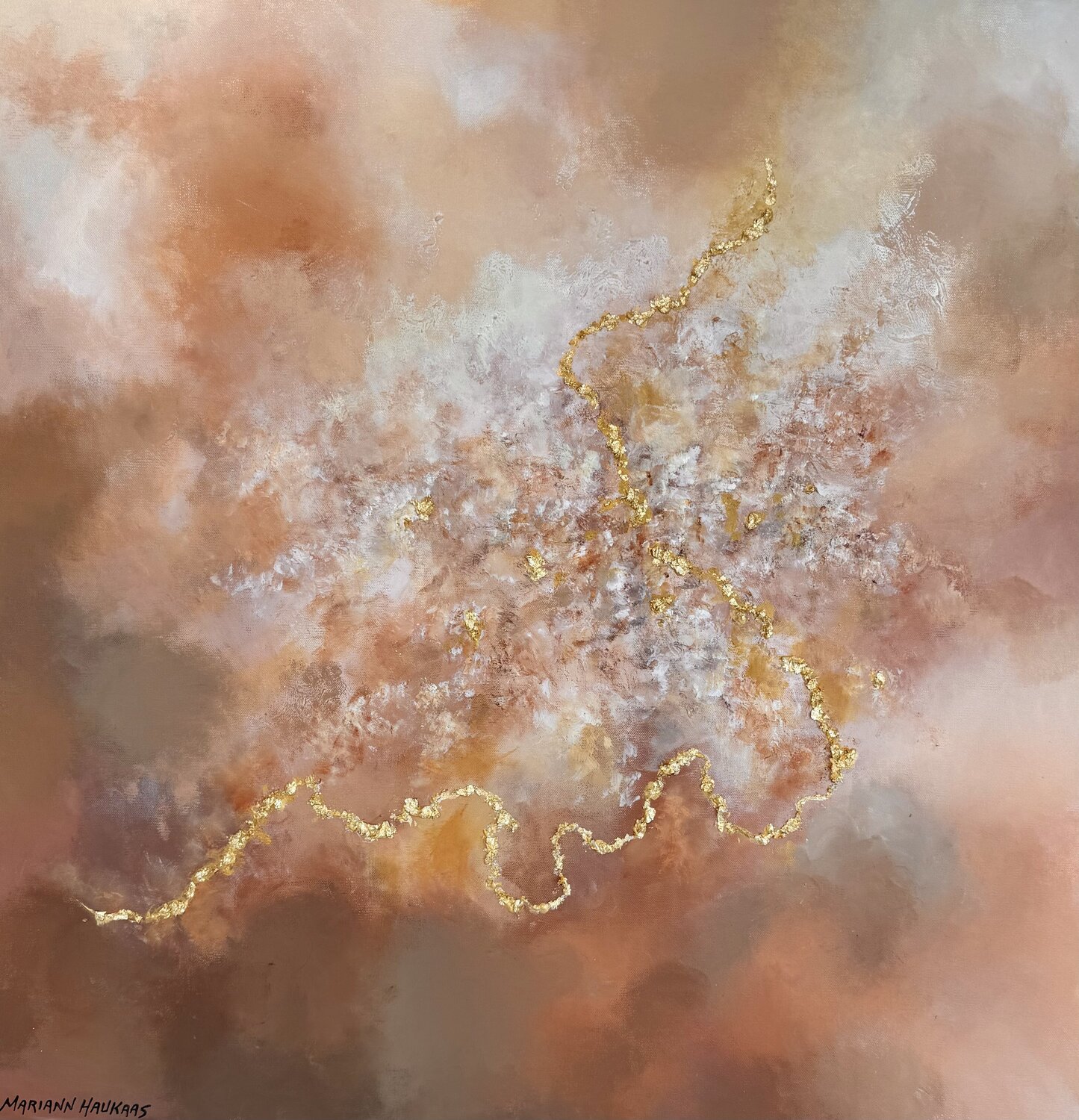 Earth  wind  and  love Mariann Haukaas Pintura original en venta