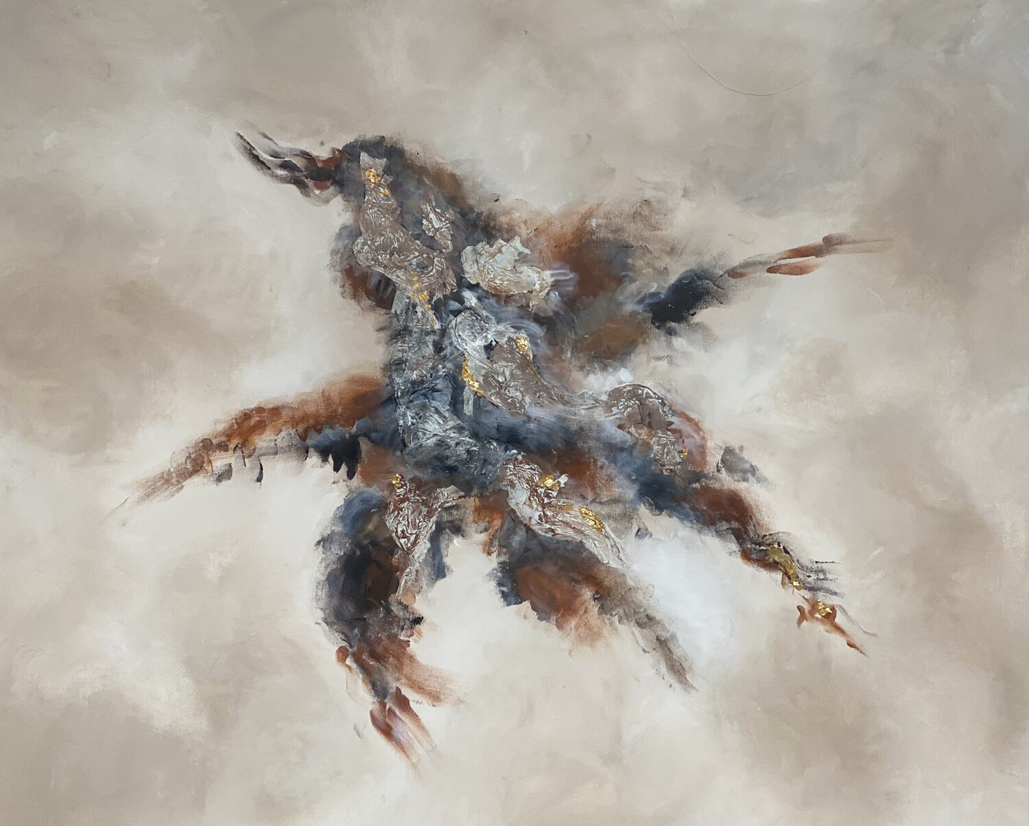 Wings of love Mariann Haukaas Originalgemälde zu verkaufen