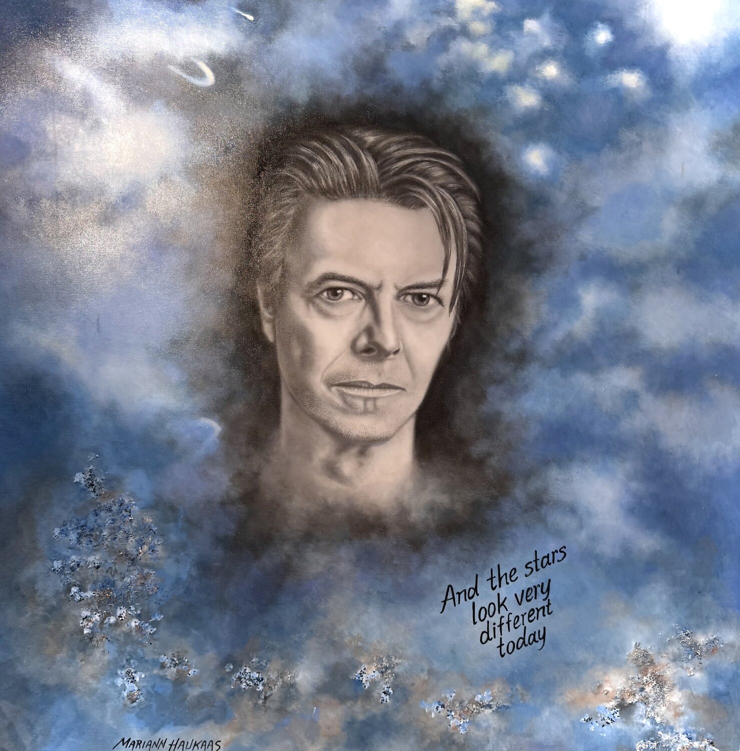And the stars look very different today Mariann Haukaas Originalgemälde zu verkaufen