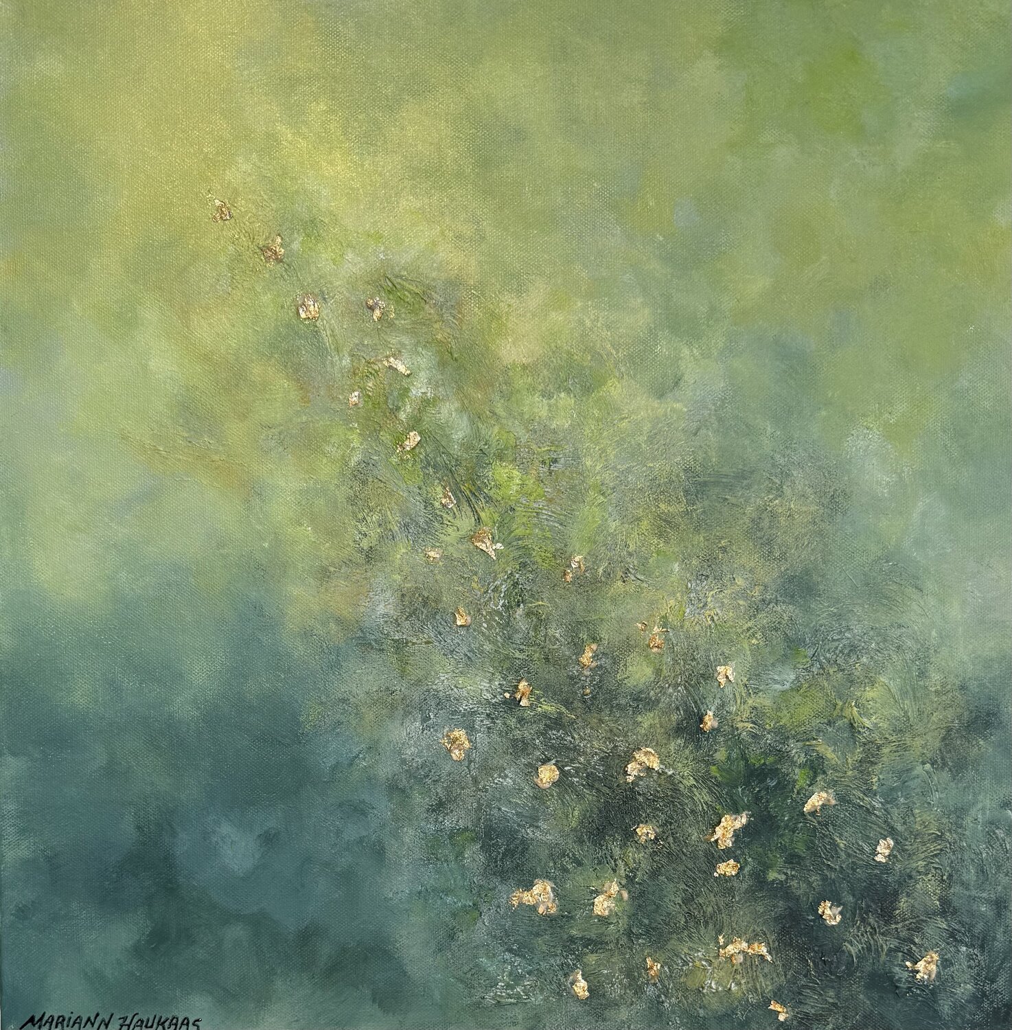 Healing woods Mariann Haukaas Original painting for sale