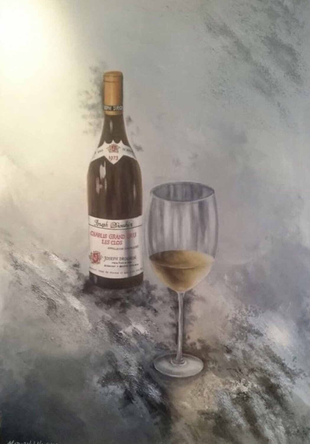 Only one glass Mariann Haukaas Dipinto originale in vendita