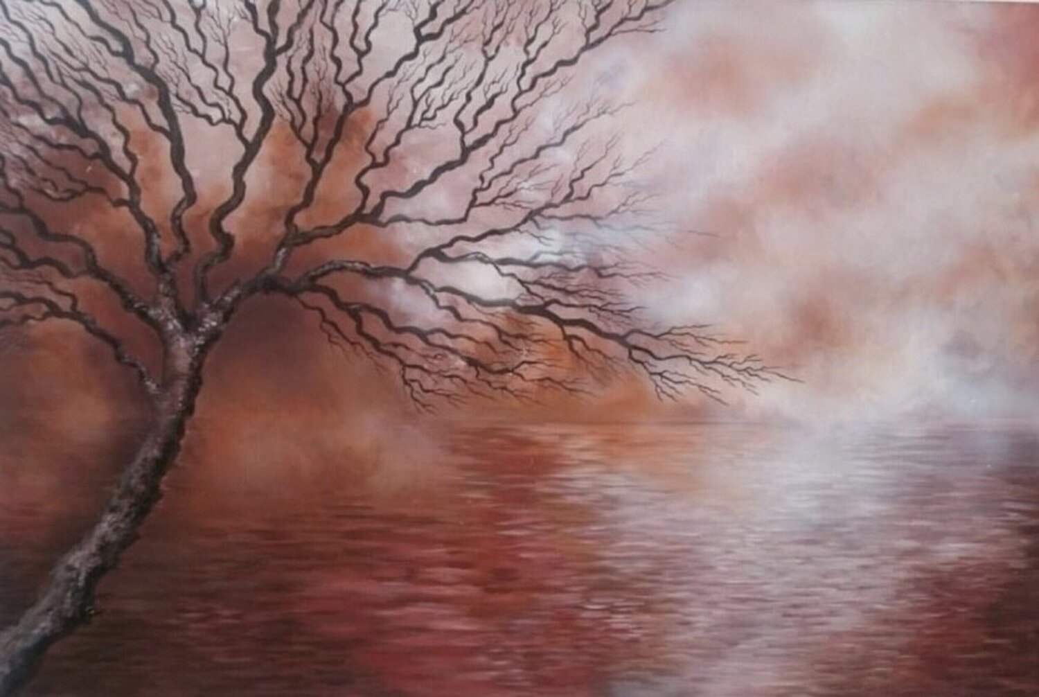 Mystic fall Mariann Haukaas Dipinto originale in vendita