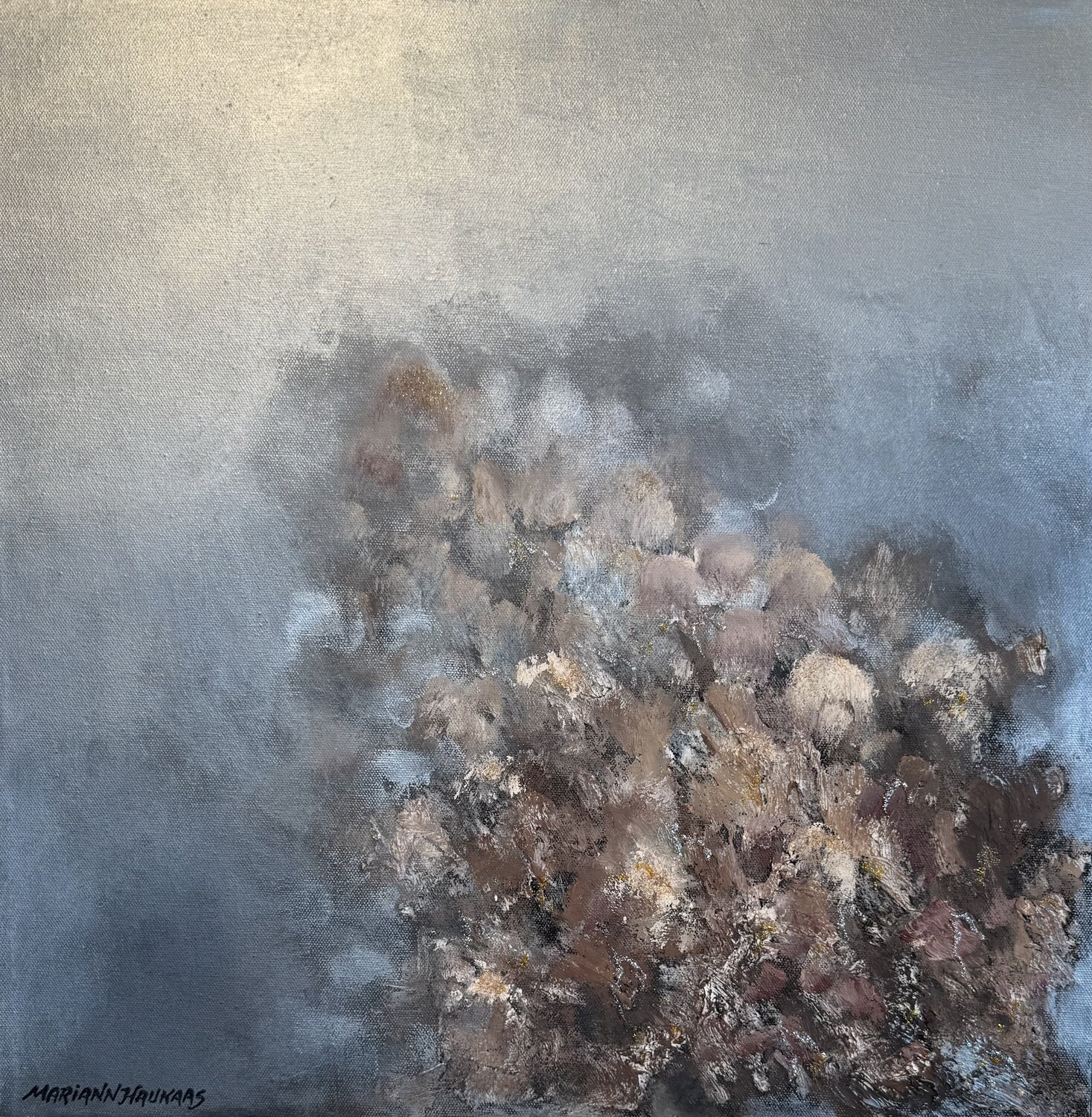 Mystic forest Mariann Haukaas Original painting for sale