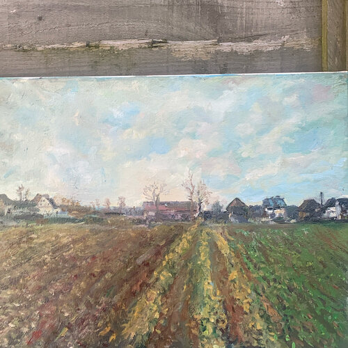 The place where I grew up van Andrzej Wyskup, Schilderij te koop op Singulart