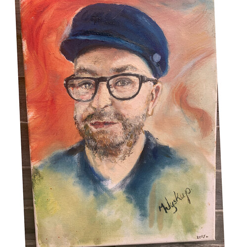 My self-portrait van Andrzej Wyskup, Schilderij te koop op Singulart