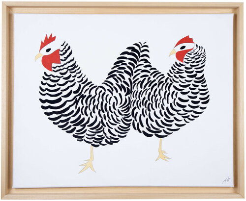 Black and white duet von Ana Hercigonja Gutschy, Malerei kaufen auf Singulart