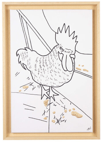 Rooster von Ana Hercigonja Gutschy, Malerei kaufen auf Singulart