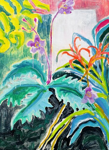 Japanese Anenome by Alice Gavin Atashkar, Painting for Sale on Singulart