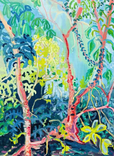 Spring Trees by Alice Gavin Atashkar, Painting for Sale on Singulart