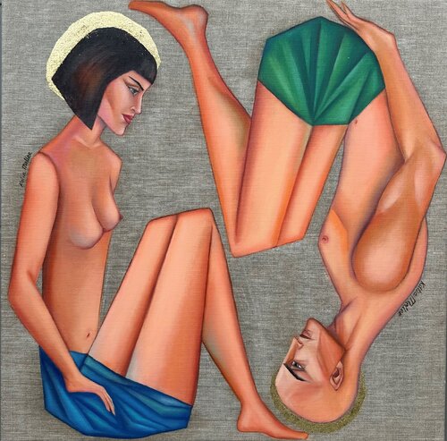 Yin i Yang Equality par Katia Meller, Peinture en vente sur Singulart