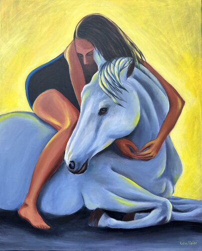 Symbiosis 2 par Katia Meller, Peinture en vente sur Singulart