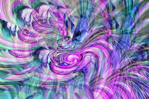 PRISMATIC TEMPEST 1 di Jean-Jacques MASSOU, Digitale in vendita su Singulart