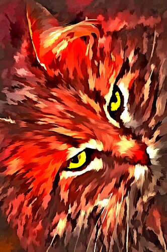 HELL CAT 1 di Jean-Jacques MASSOU, Digitale in vendita su Singulart