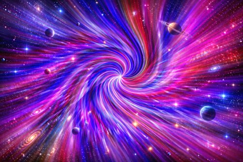 PSYCHEDELIC VORTEX 1B par Jean-Jacques MASSOU, Digital en vente sur Singulart