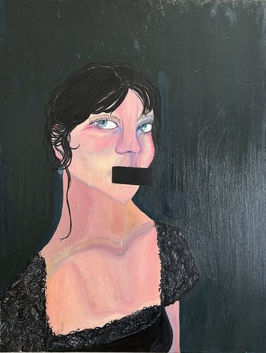 My eyes say enough van Lauryn O'shaughnessy, Schilderij te koop op Singulart